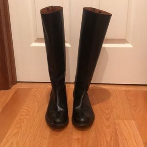Frye Black Melissa Riding Boot Size 9